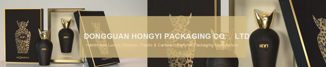 Luxury MDF Wooden Wood Printing Oud Fragrance Perfume Box Gift Packaging with Hot Stamping